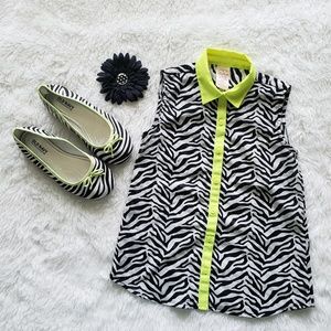 Girls 6/6X Zebra Set